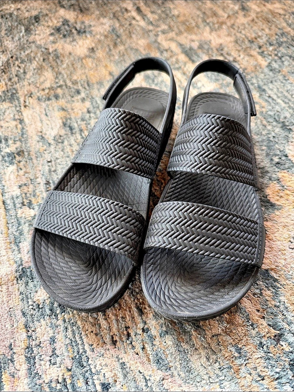 REEF Cushion Vista Hi Black Sport Sandals